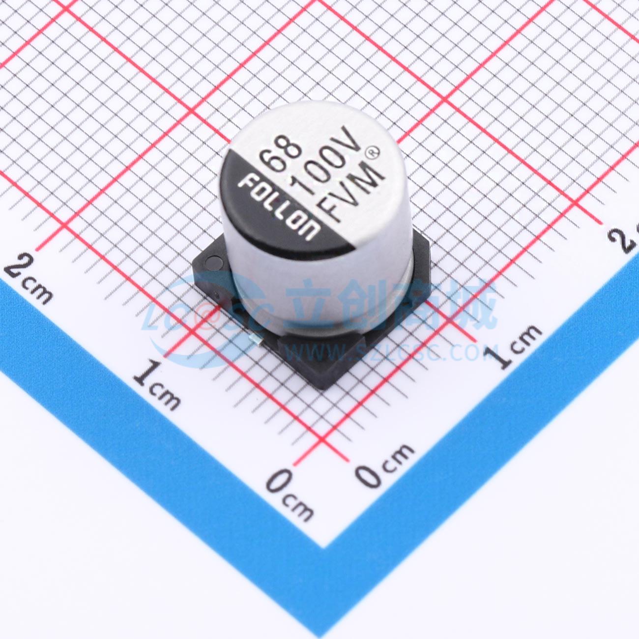 点击查看大图 EFVM100ADA680M10B0实物图