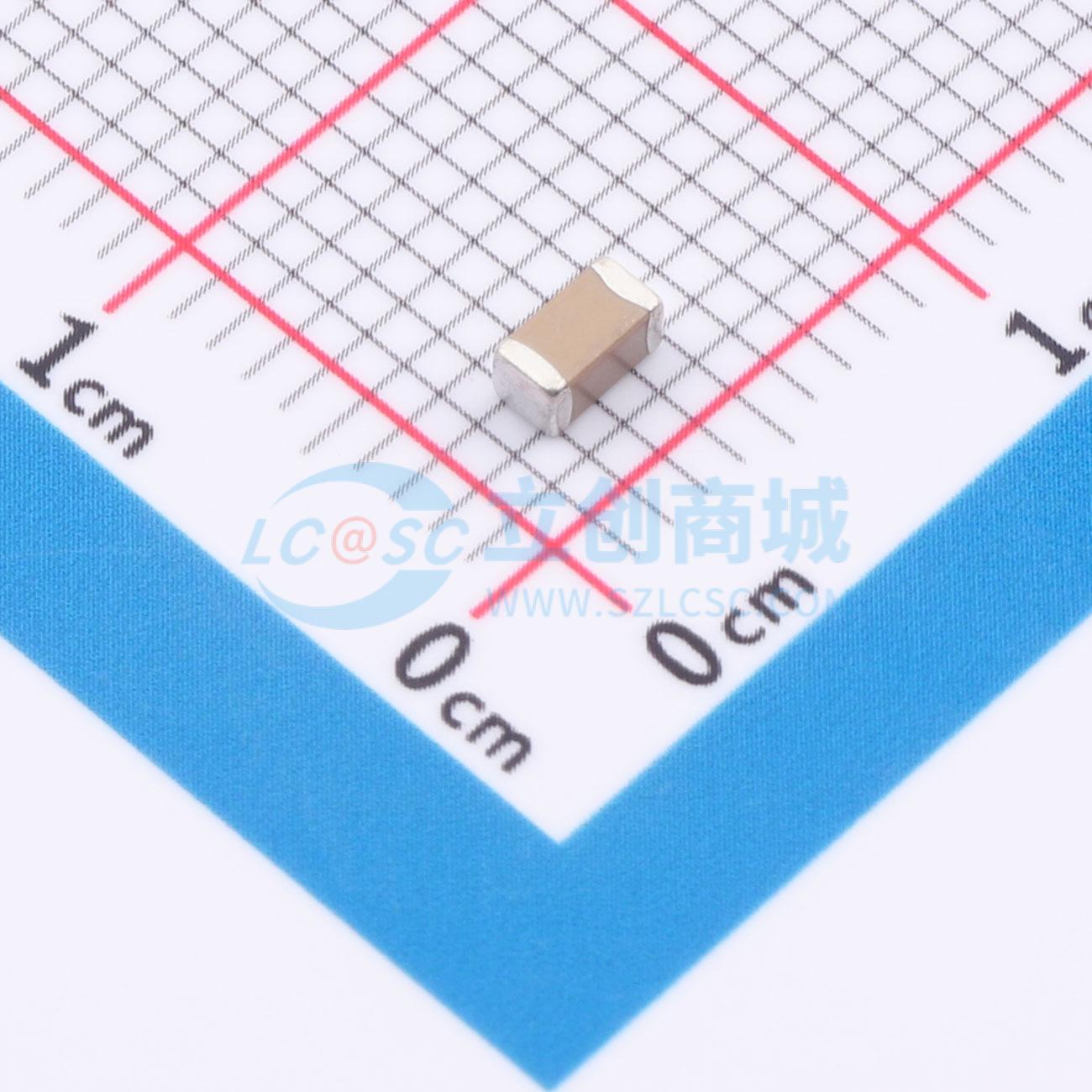 点击查看大图 GCM31CR71C106MA64L实物图