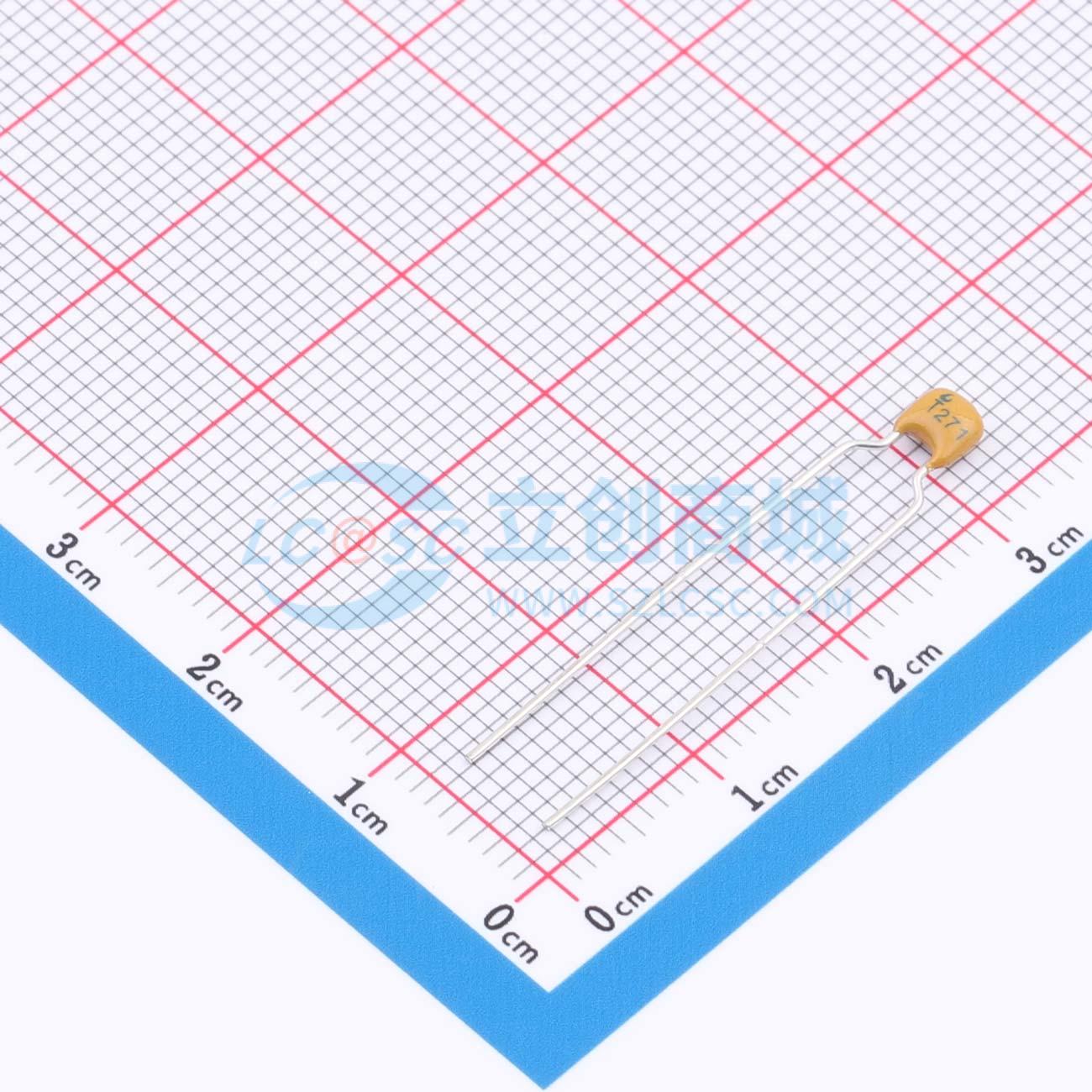 点击查看大图 CL0805CG100V271JS实物图