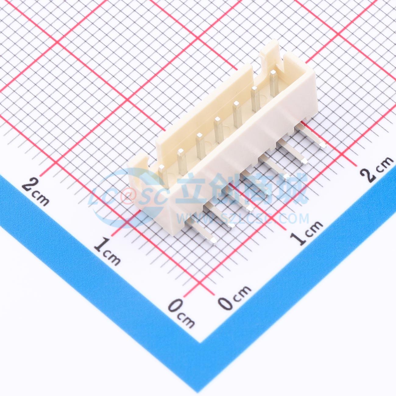 点击查看大图 HC-XH2.54-7AW-M实物图