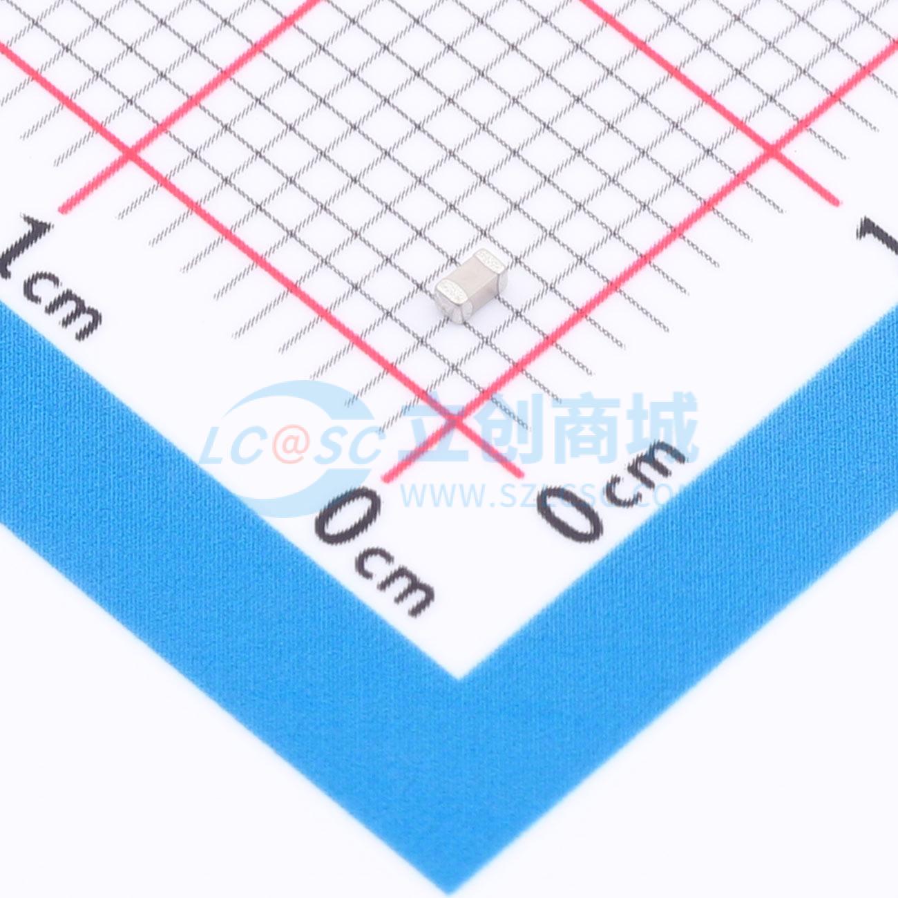 点击查看大图 CV0603CG250V221JN实物图