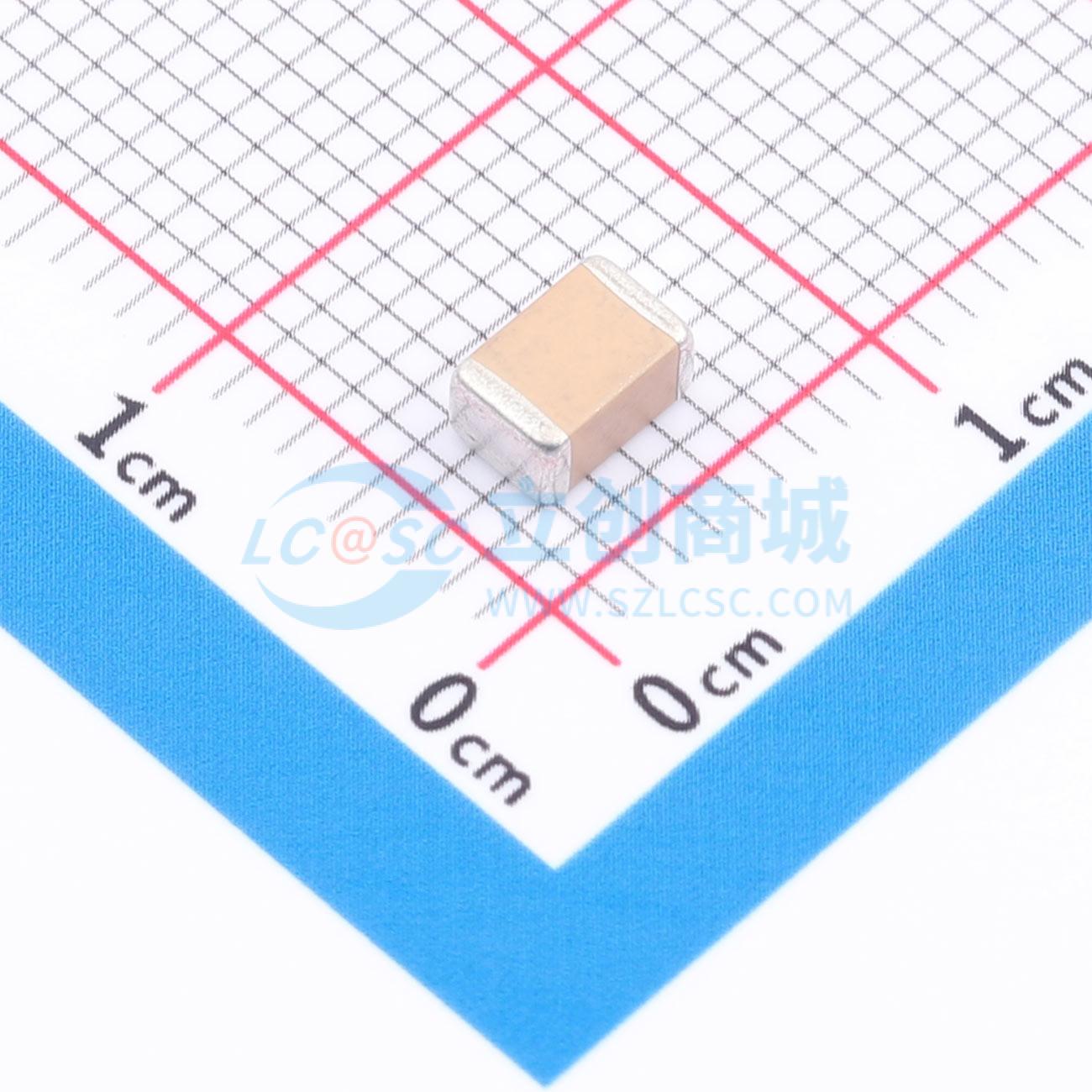 点击查看大图 CV1812X7R1KV104KN实物图