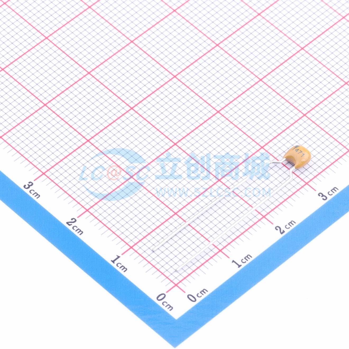 点击查看大图 CL0805CG100V471JS实物图
