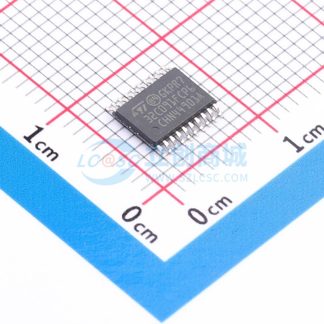 点击查看大图 STM32C091FCP6实物图