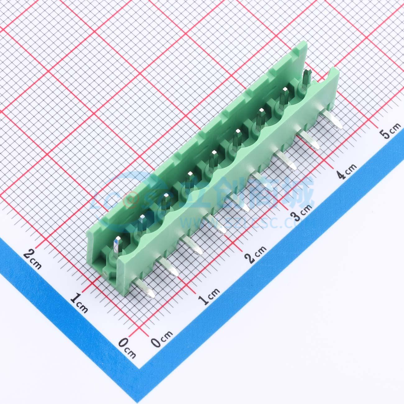 点击查看大图 HC-JXDZR-5.08-9P实物图