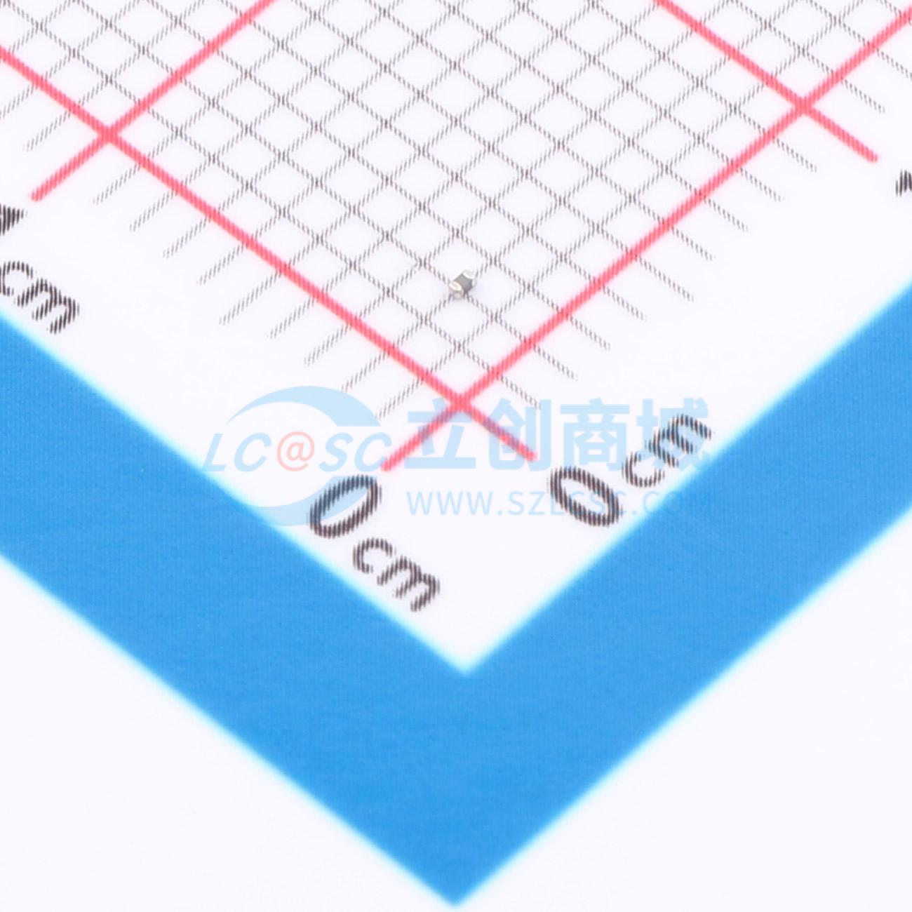 点击查看大图 TCC0201COG101G500ZT实物图