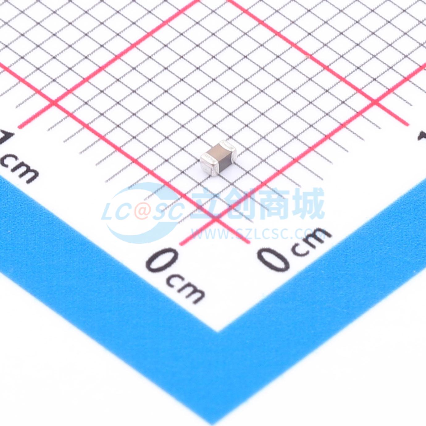 点击查看大图 TCC0603X7R104M500CTS实物图