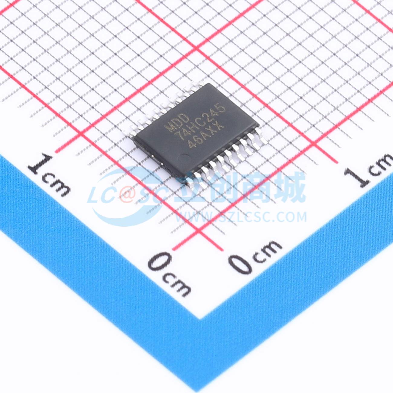 点击查看大图 74HC245PW实物图