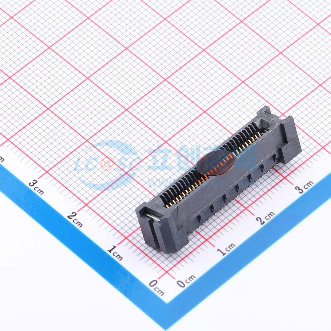 点击查看大图 HSEC8-130-01-S-DV-A-WT-K-TR实物图