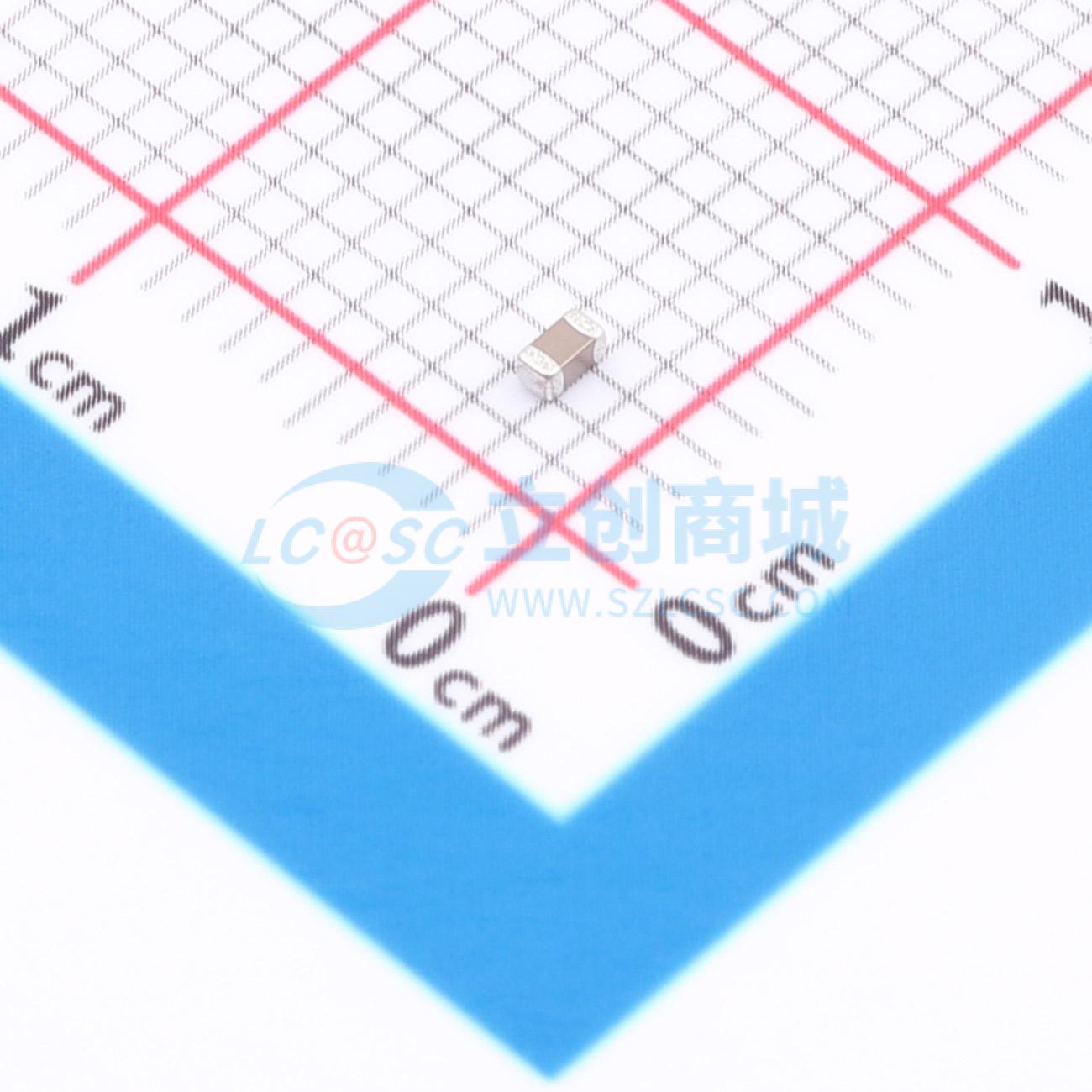 点击查看大图 0603B105K6R3NT实物图