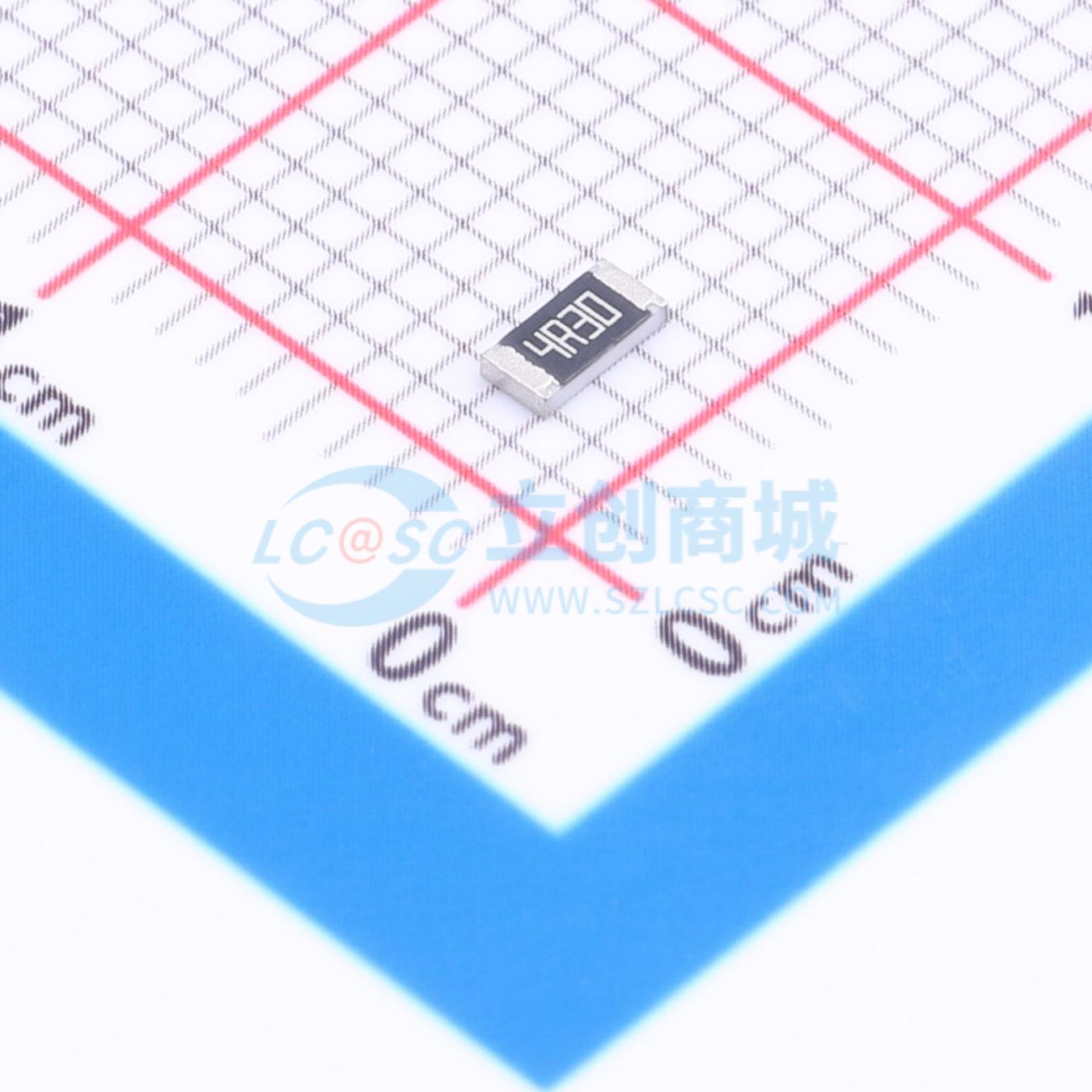 点击查看大图 RC1206FR-7W4R3L实物图