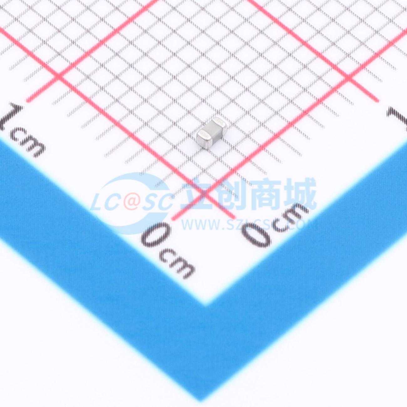 点击查看大图 CAI0603C0G391J500JT实物图