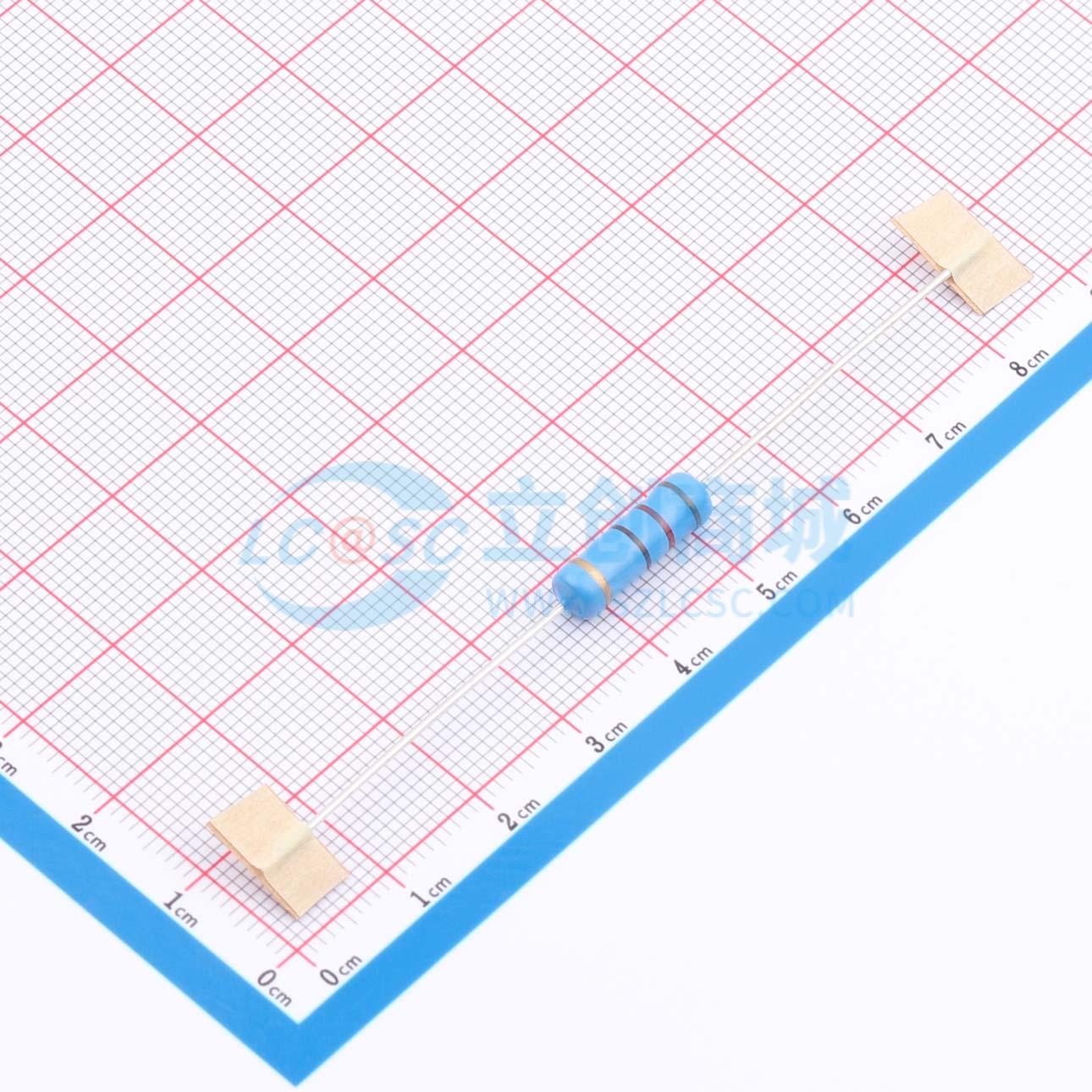 点击查看大图 MFR200JR-73-820R实物图