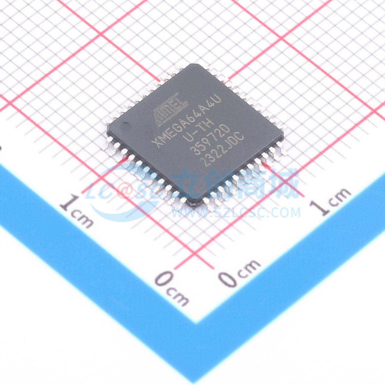 点击查看大图 ATXMEGA64A4U-AUR实物图