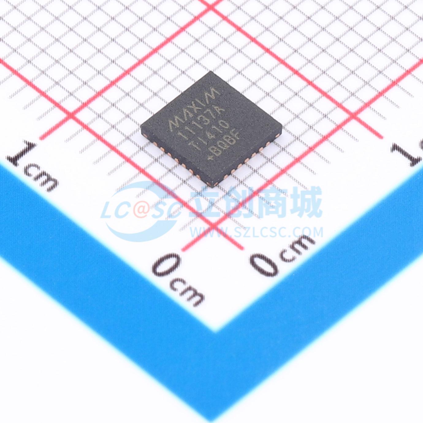 点击查看大图 MAX11137ATI+实物图