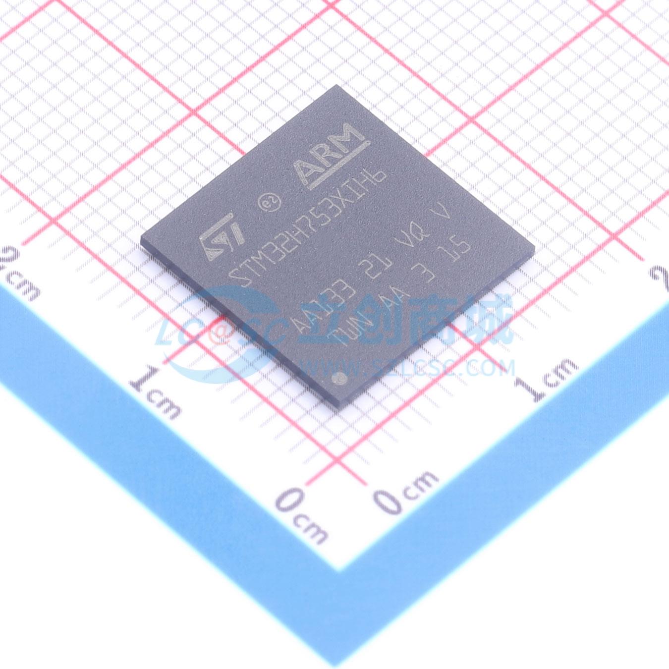 点击查看大图 STM32H753XIH6TR实物图