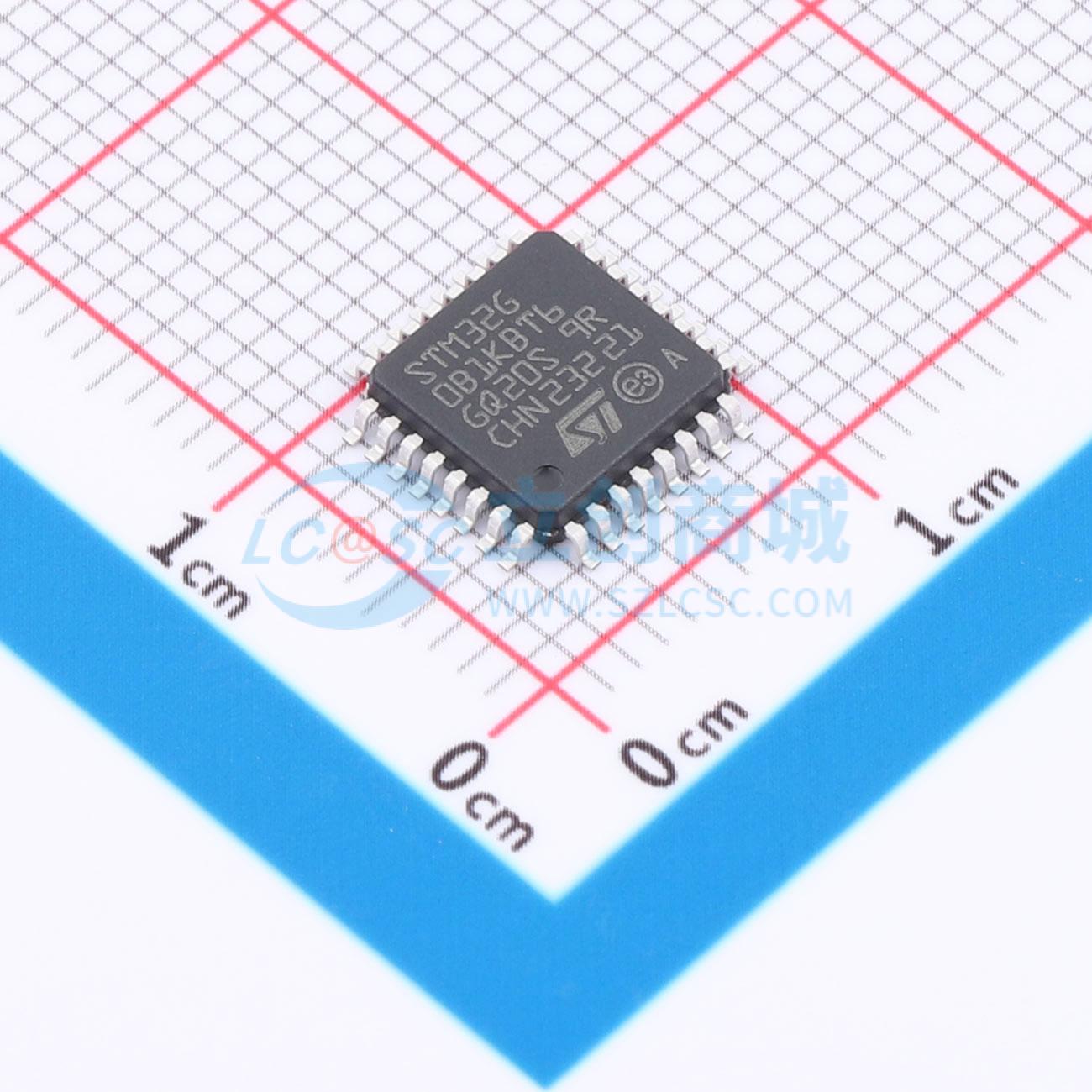 点击查看大图 STM32G0B1KBT6实物图