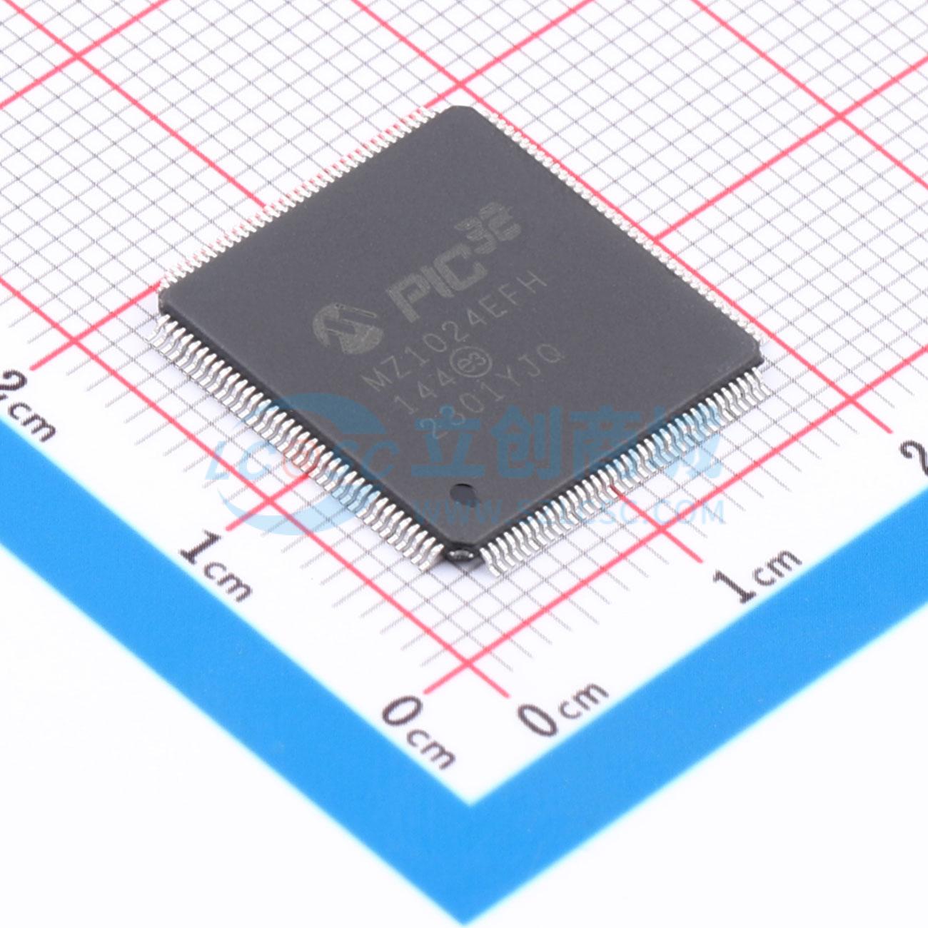 点击查看大图 PIC32MZ1024EFH144-I/PH实物图