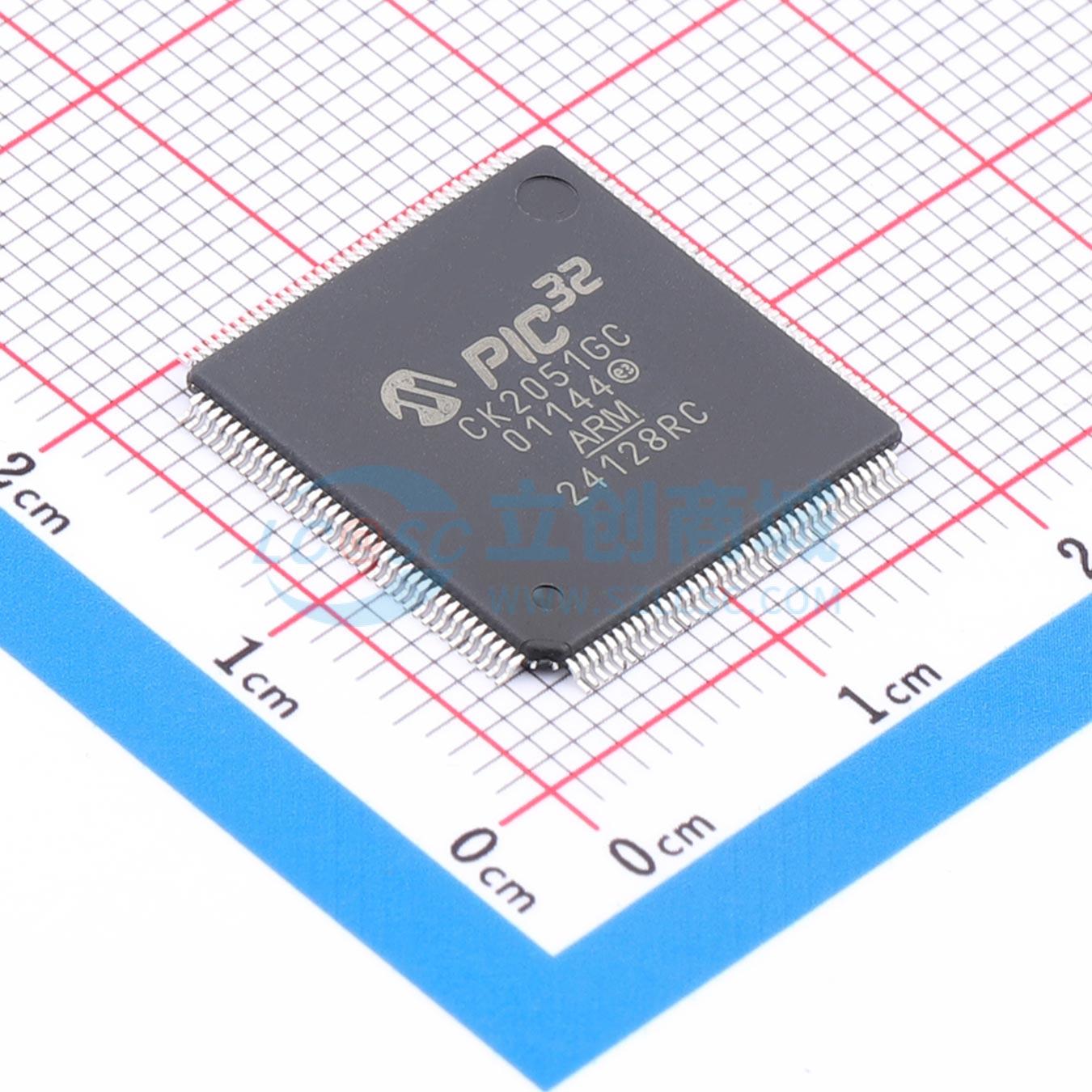 点击查看大图 PIC32CK2051GC01144-I/4KB实物图