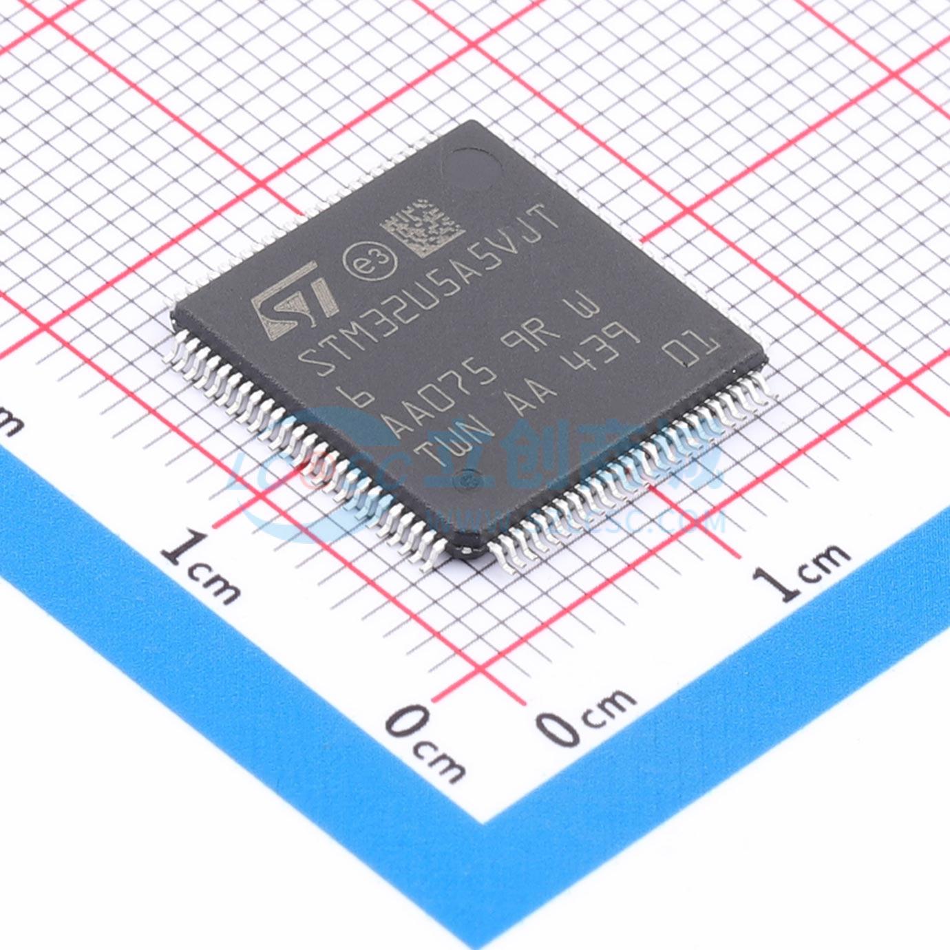 点击查看大图 STM32U5A5VJT6实物图