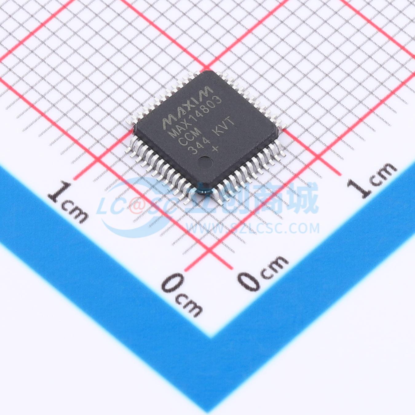 点击查看大图 MAX14803CCM+实物图