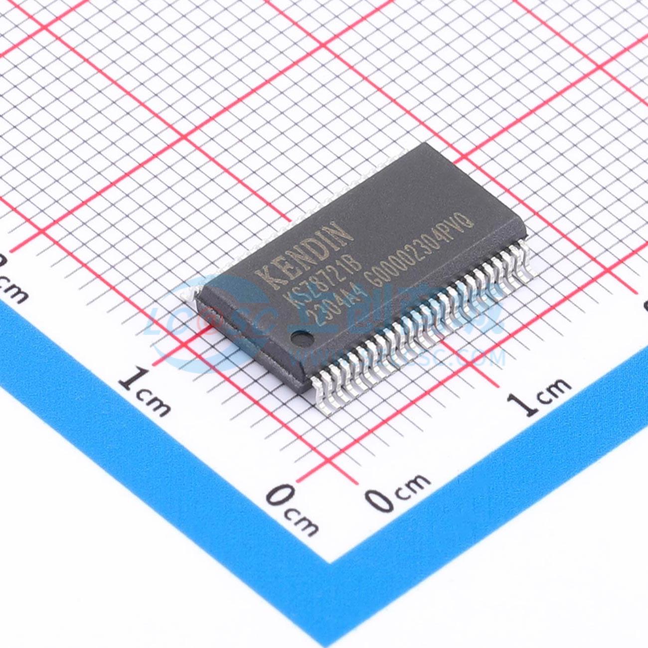 点击查看大图 KSZ8721B实物图