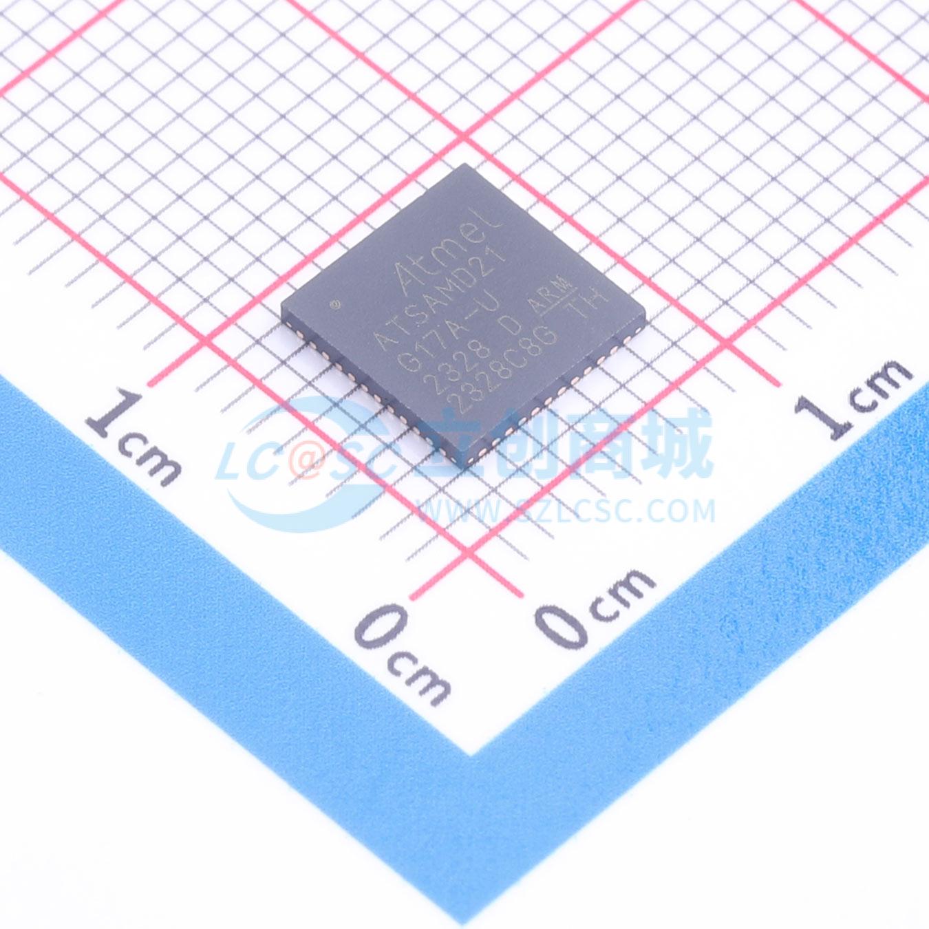 点击查看大图 ATSAMD21G17A-MUT实物图