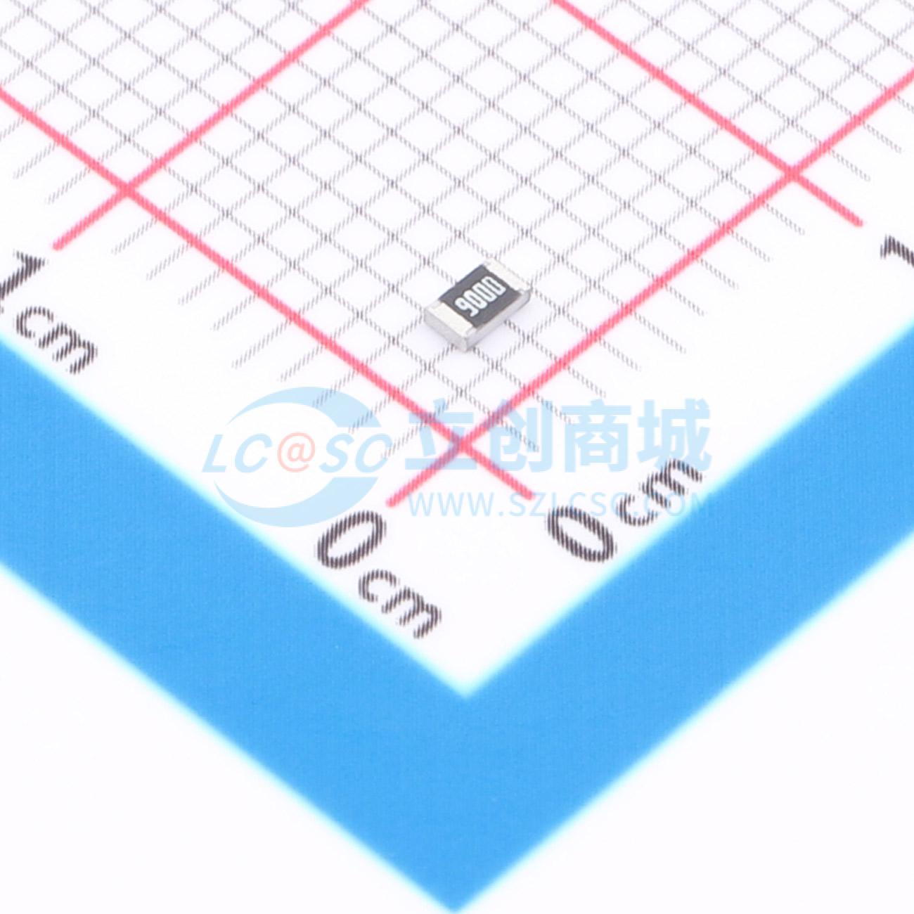 点击查看大图 FRC0805F9000TS实物图