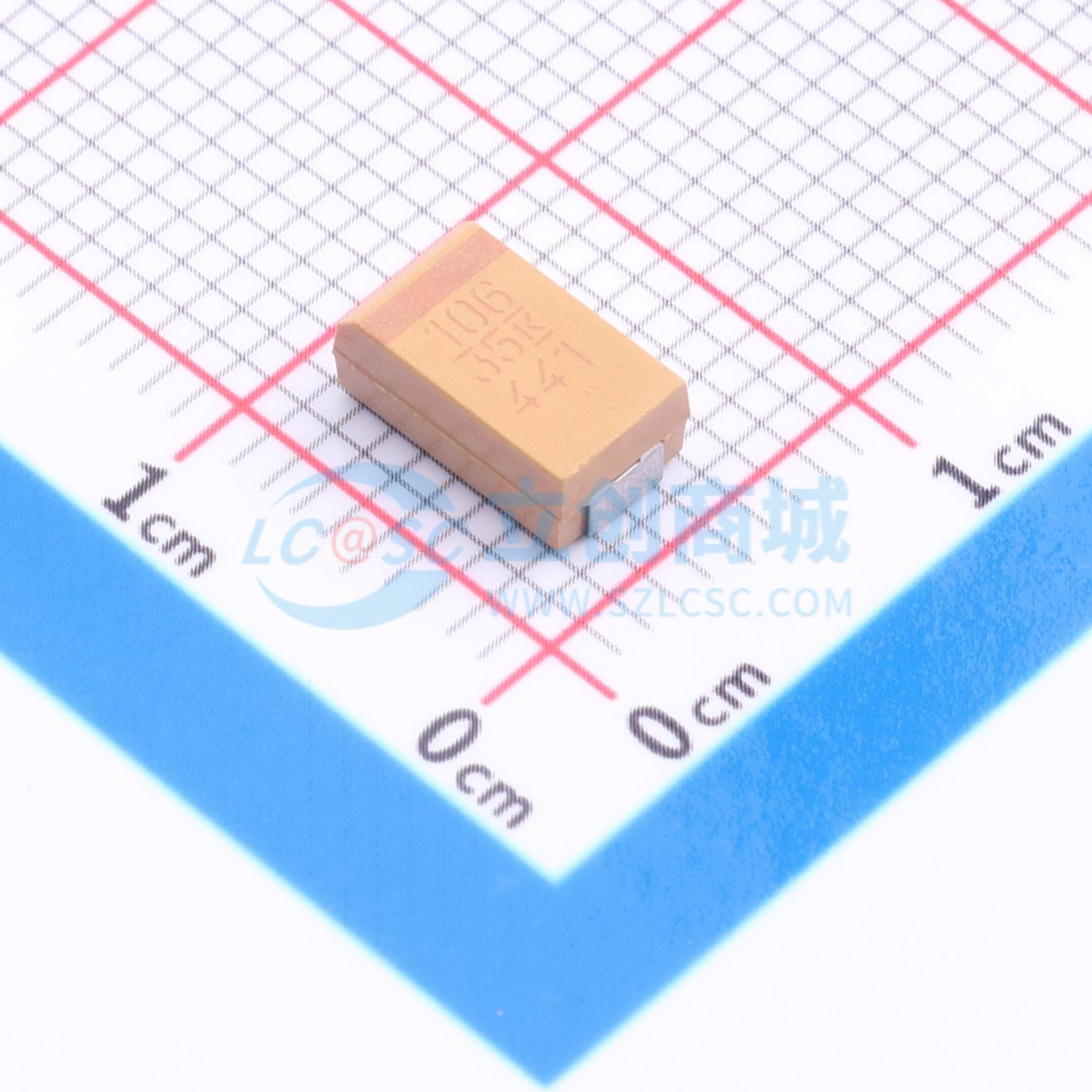 点击查看大图 T491D106K035AH实物图