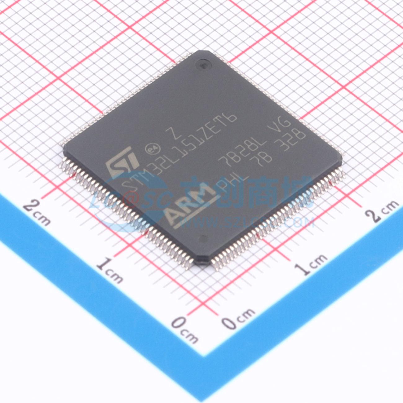 点击查看大图 STM32L151ZET6实物图