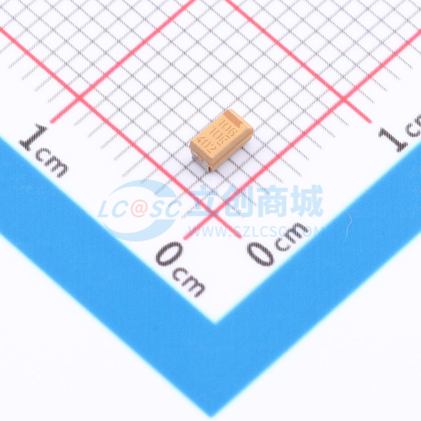 点击查看大图 T495A106K010ATE1K8实物图