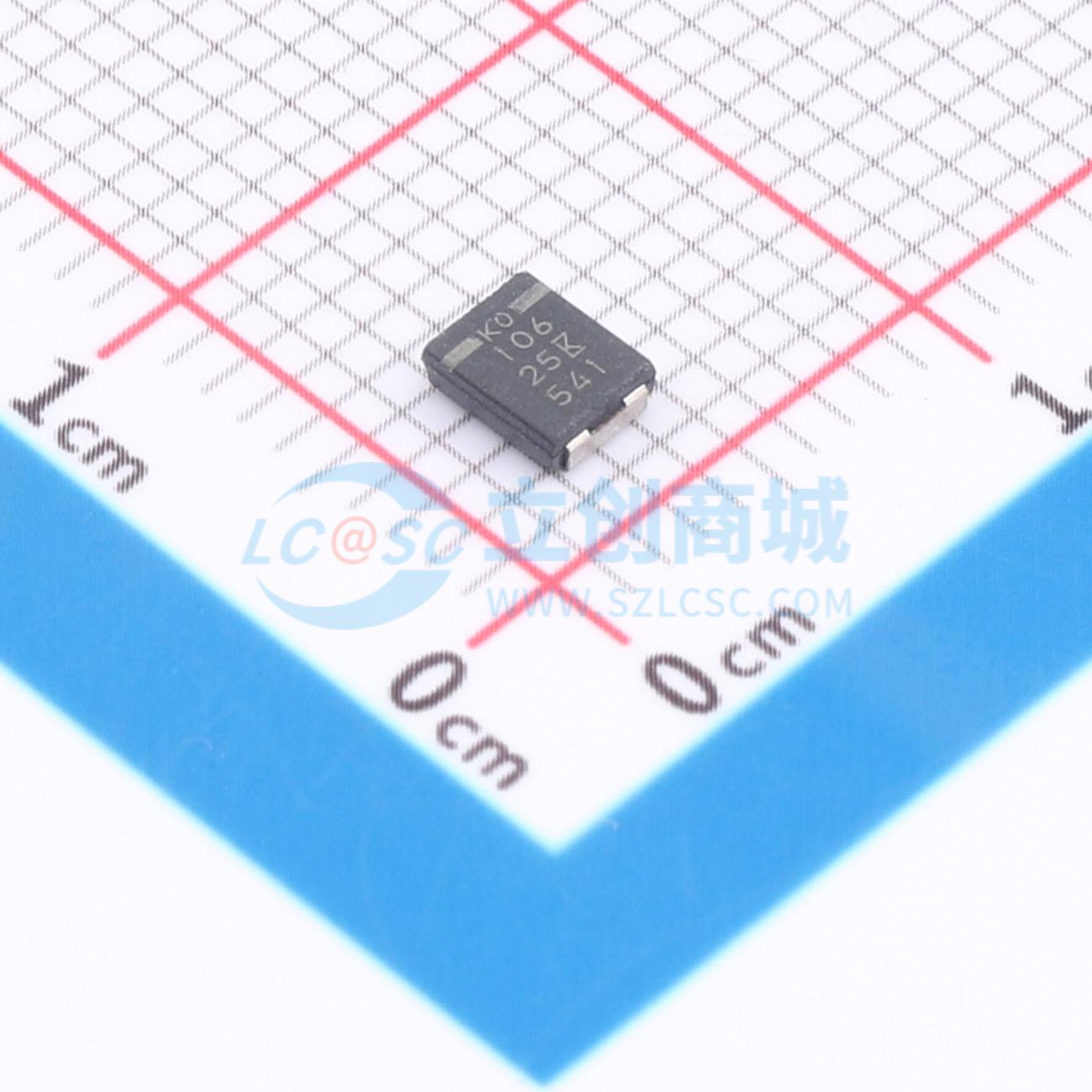 点击查看大图 T521T106M025ATE060实物图
