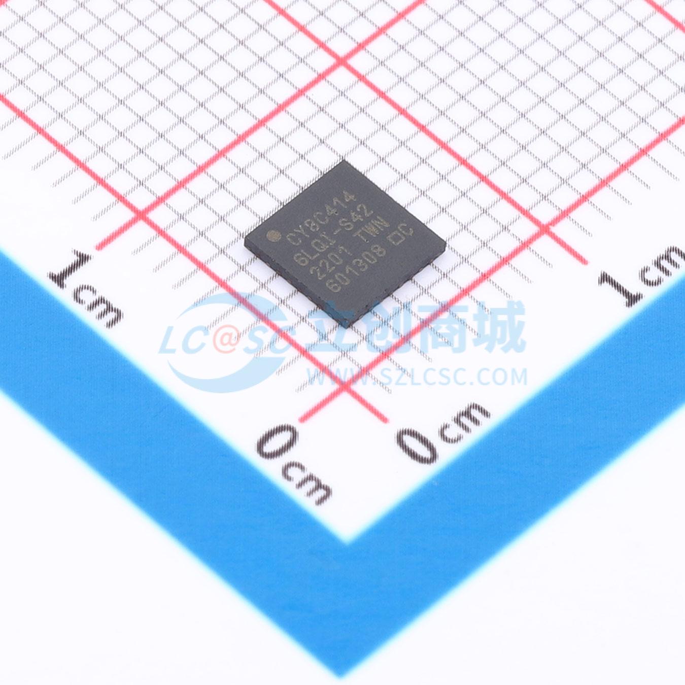 点击查看大图 CY8C4146LQI-S422实物图