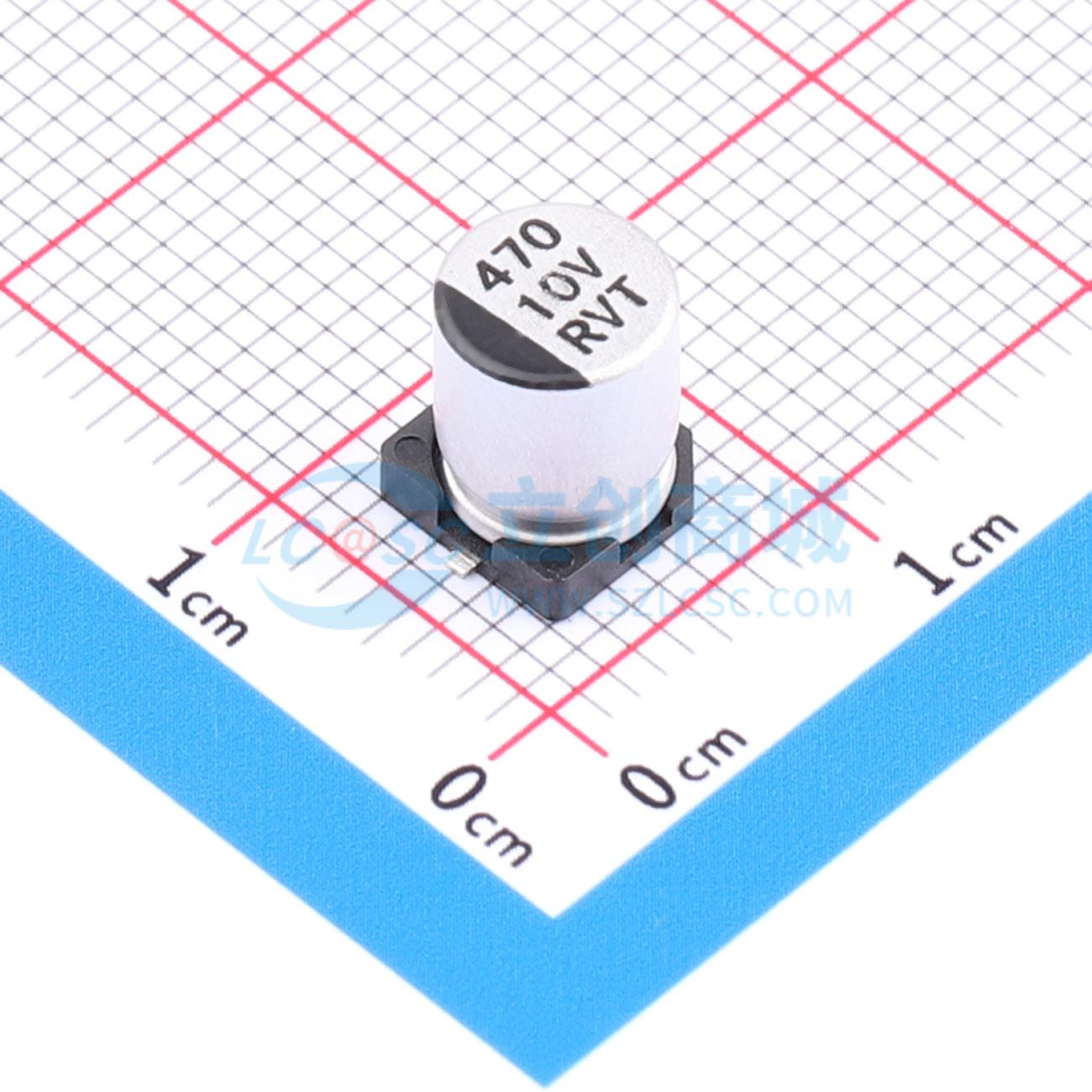 点击查看大图 RYRVT10V470UF6*7实物图