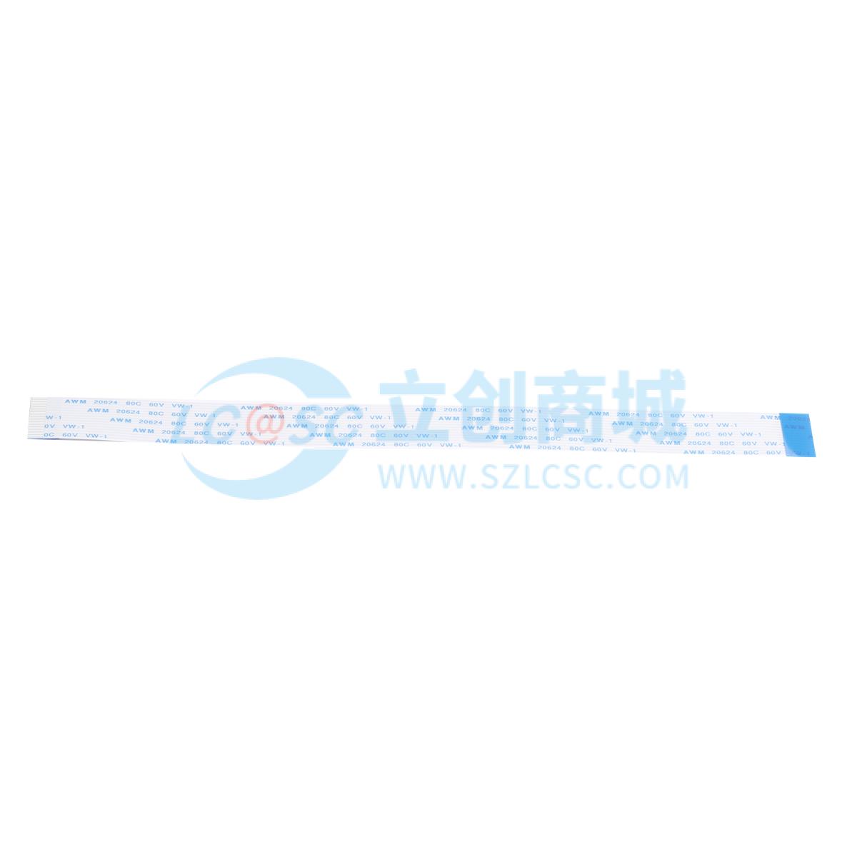 点击查看大图 FFC-1.0-16P-200mm-B实物图