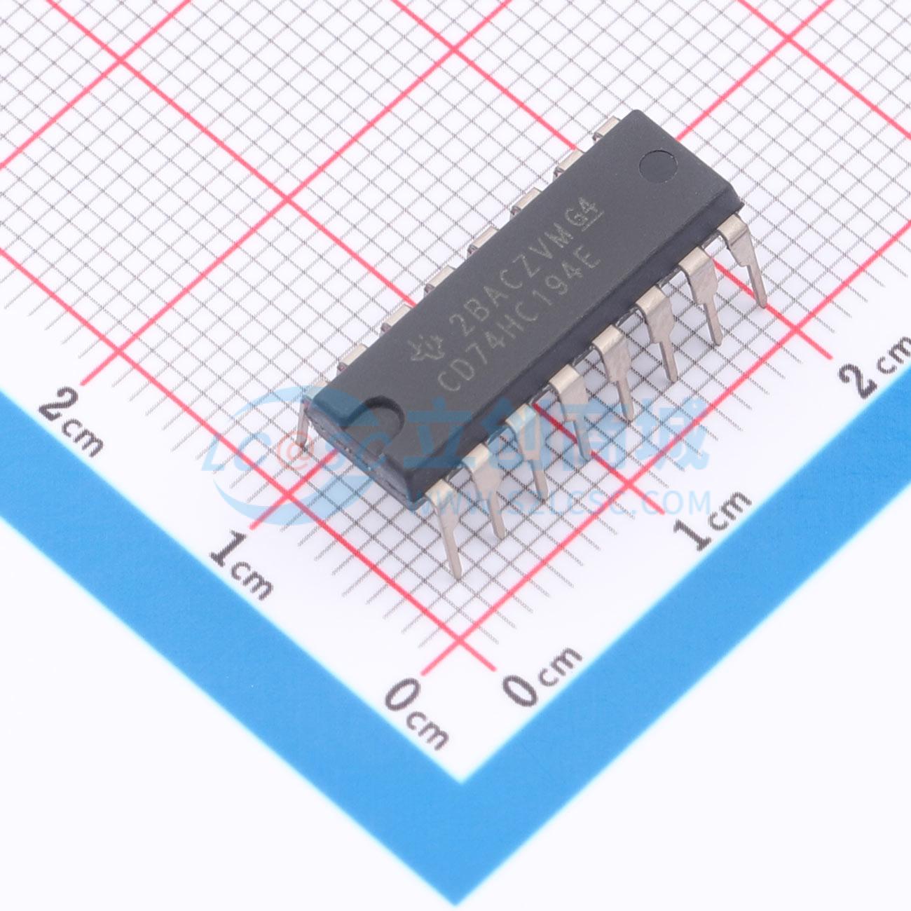 点击查看大图 CD74HC194E实物图