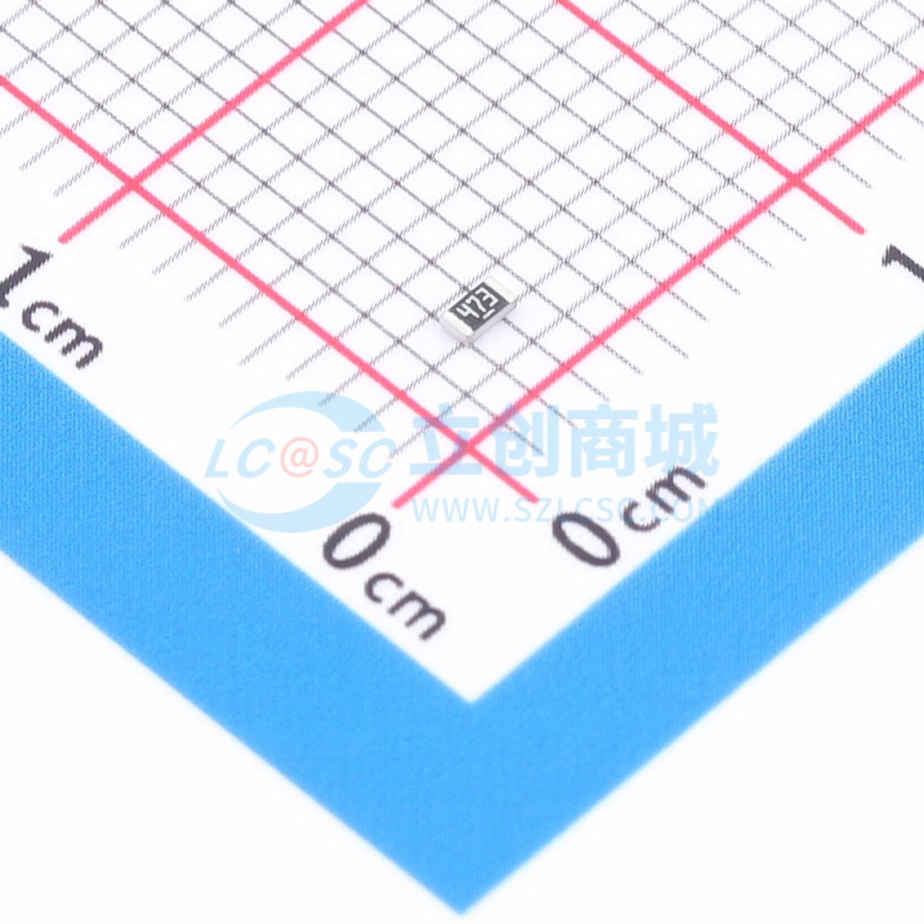 点击查看大图 AT0603FRE0747KL实物图