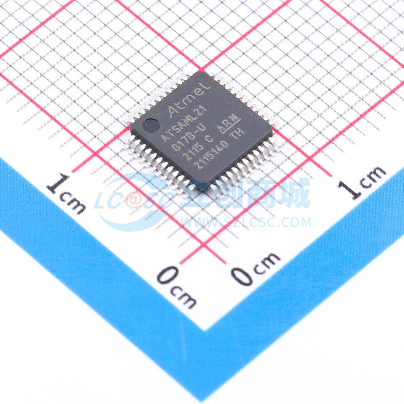 点击查看大图 ATSAML21G17B-AUT实物图