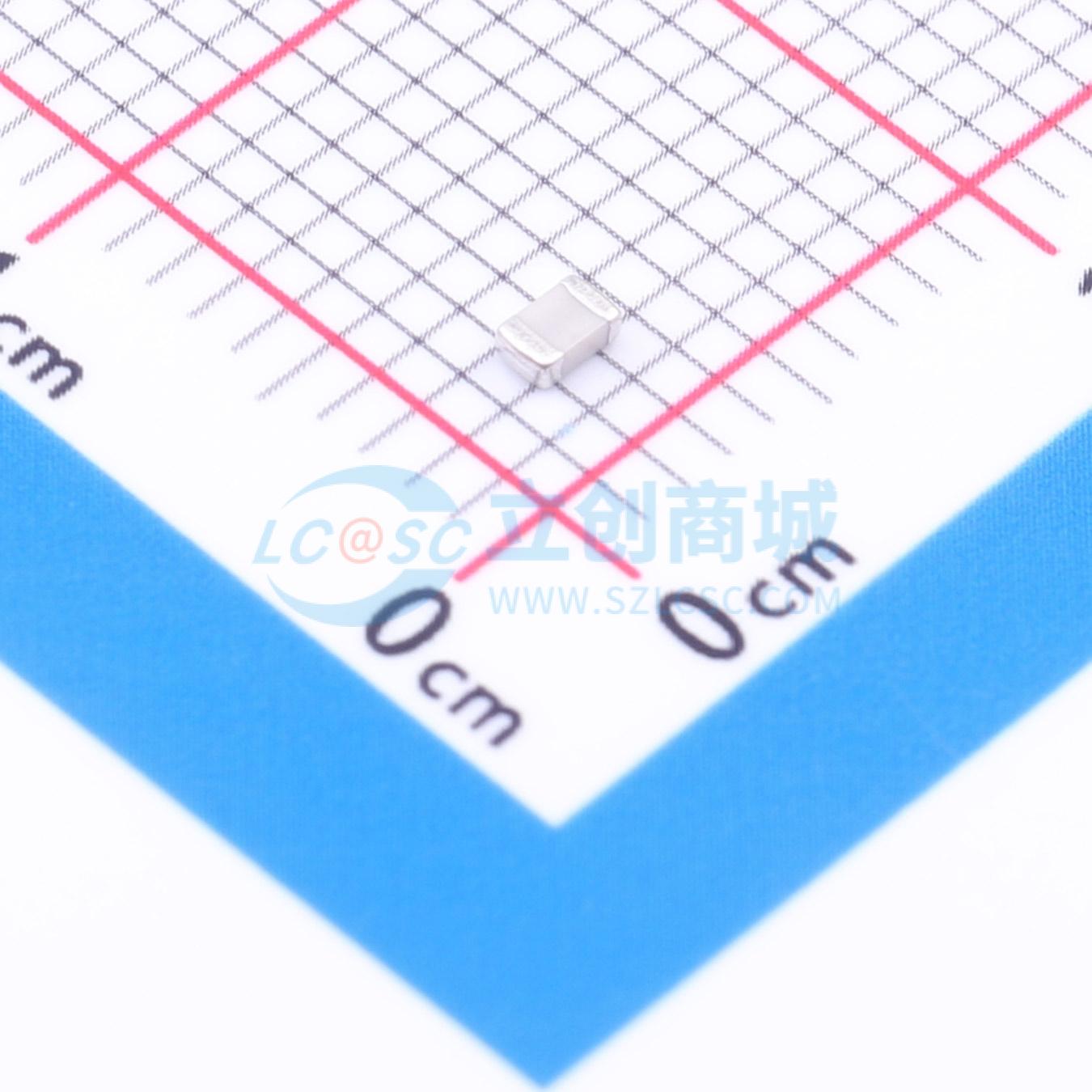 点击查看大图 C0805C100J5GACTU实物图