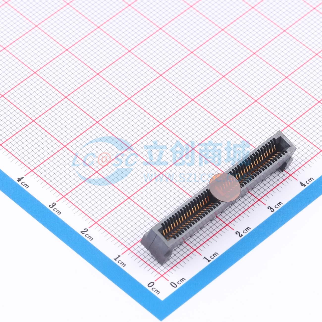 点击查看大图 HSEC8-140-01-L-DV-A-K-TR实物图