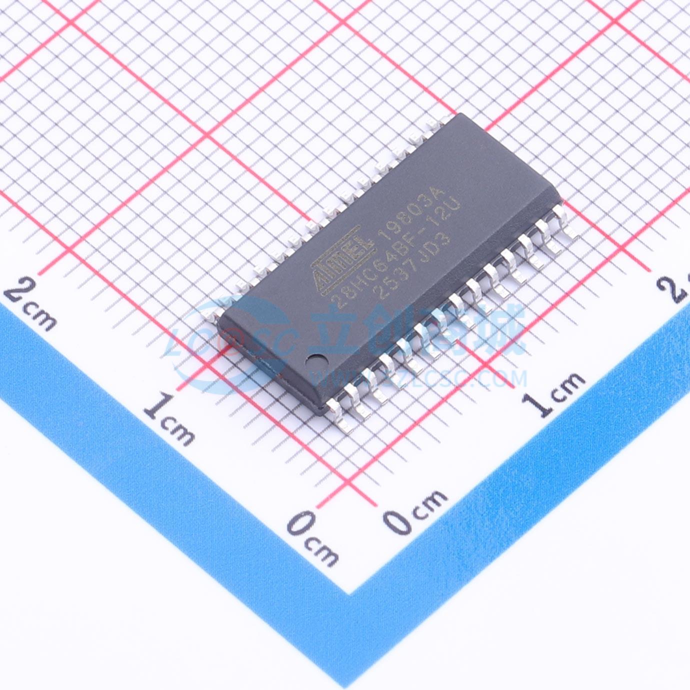 点击查看大图 AT28HC64BF-12SU-T实物图