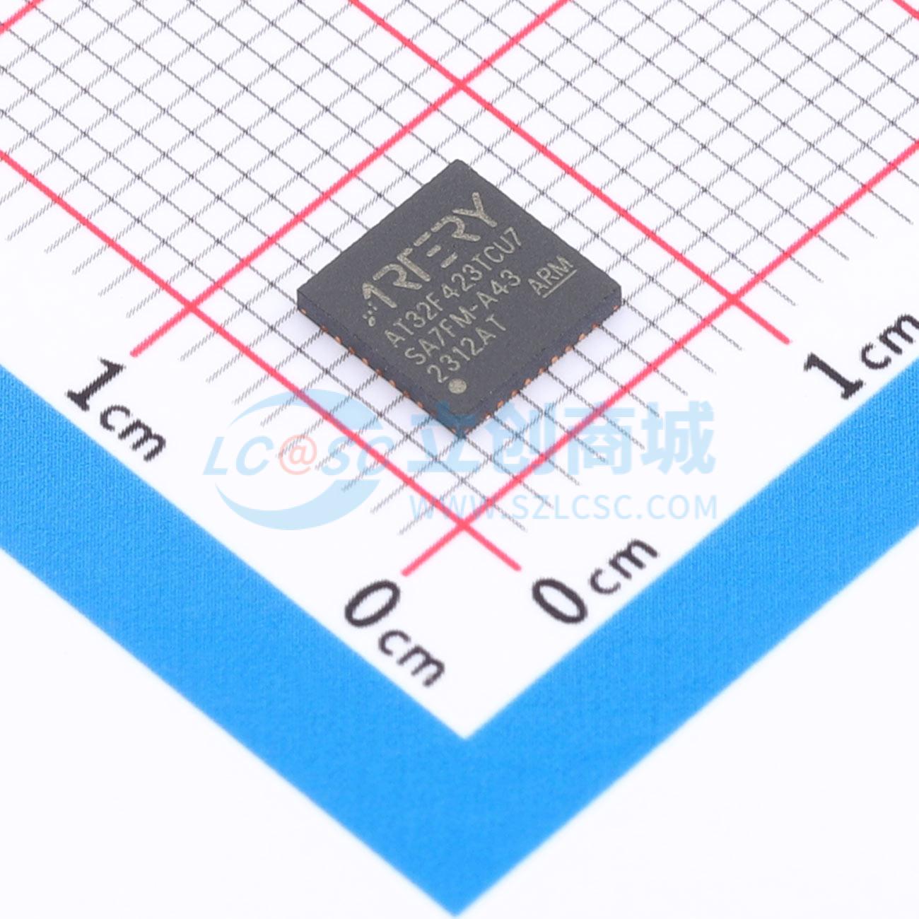 点击查看大图 AT32F423TCU7实物图
