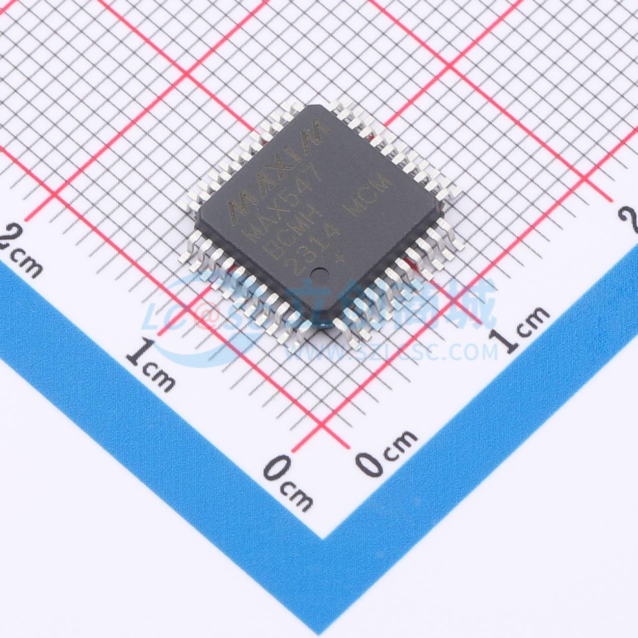 点击查看大图 MAX547BCMH+实物图