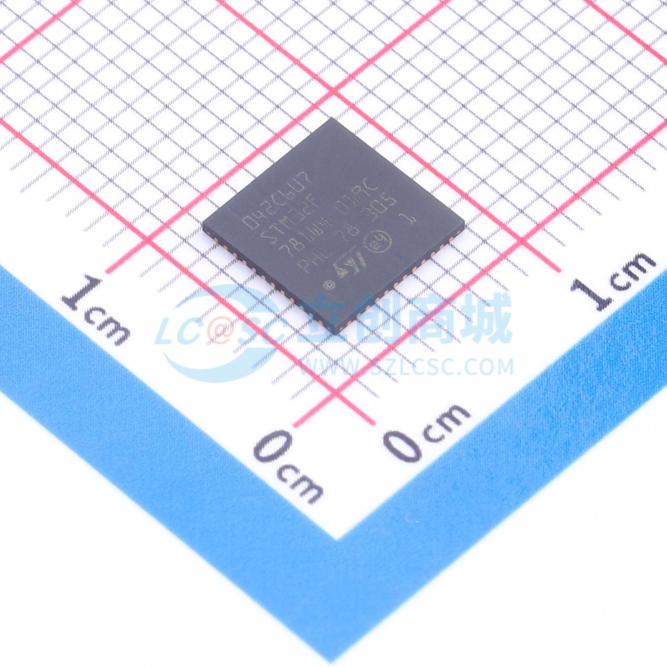 点击查看大图 STM32F042C6U7实物图