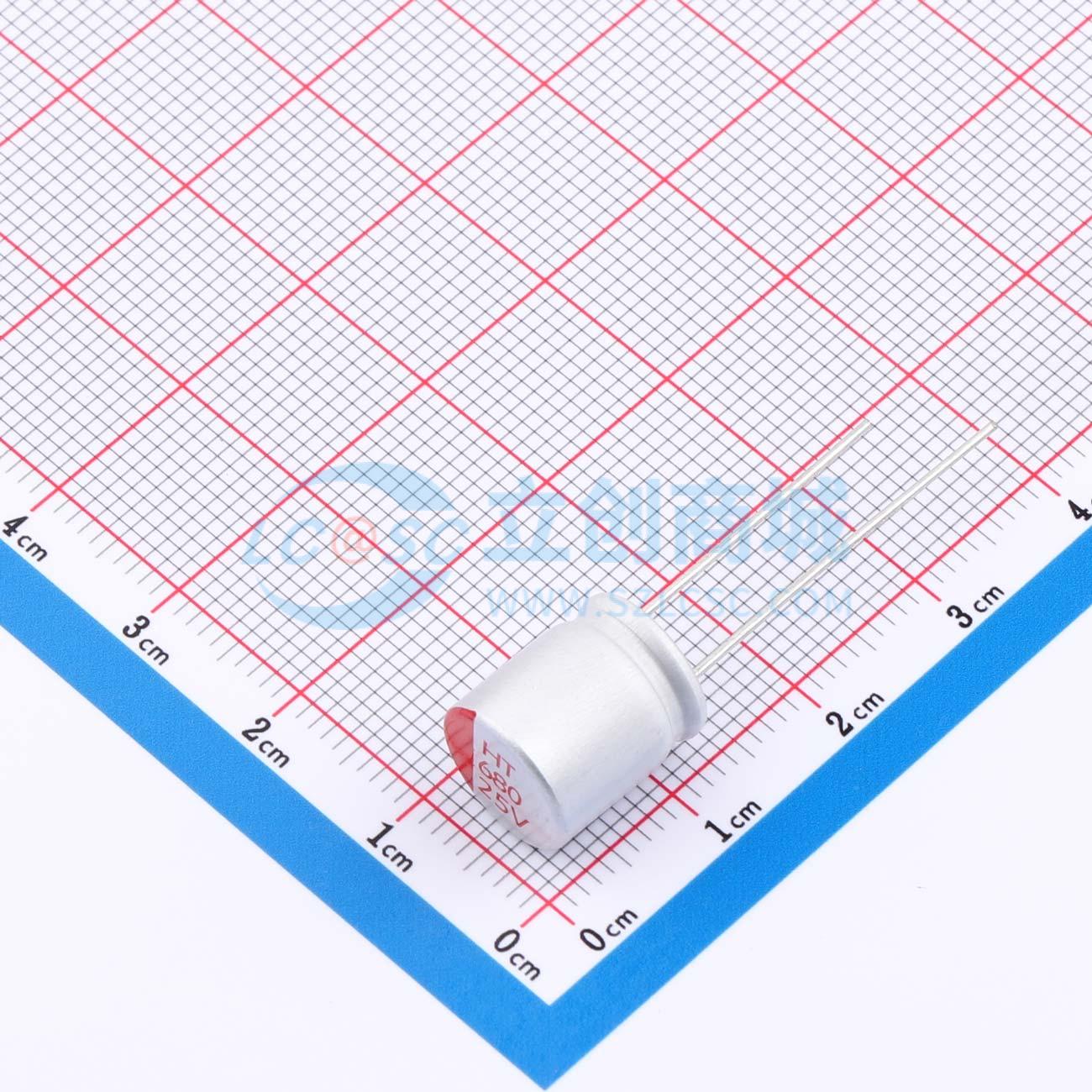 点击查看大图 RYHT25V680UF10*12实物图