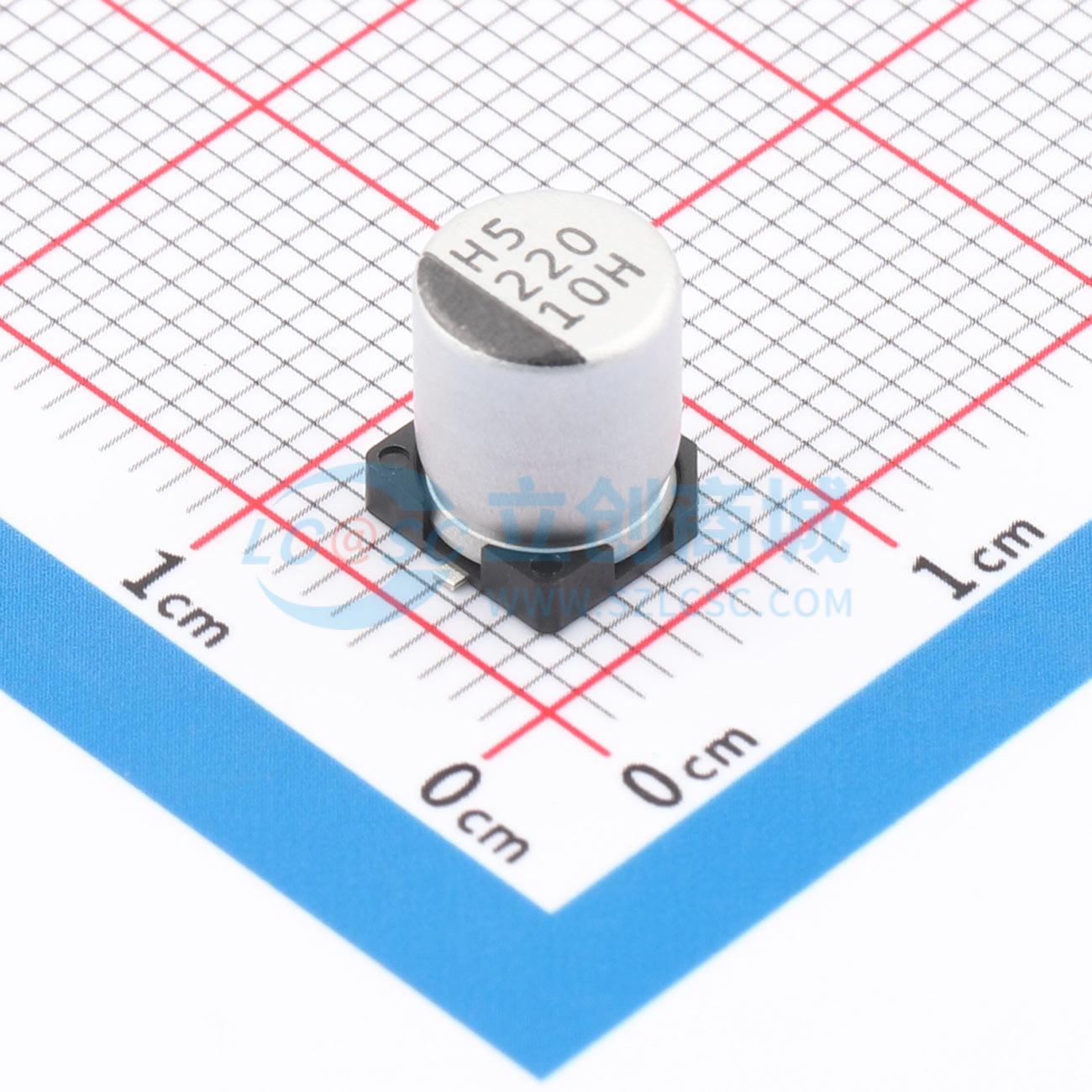 点击查看大图 VZH221M1ATR-0607实物图