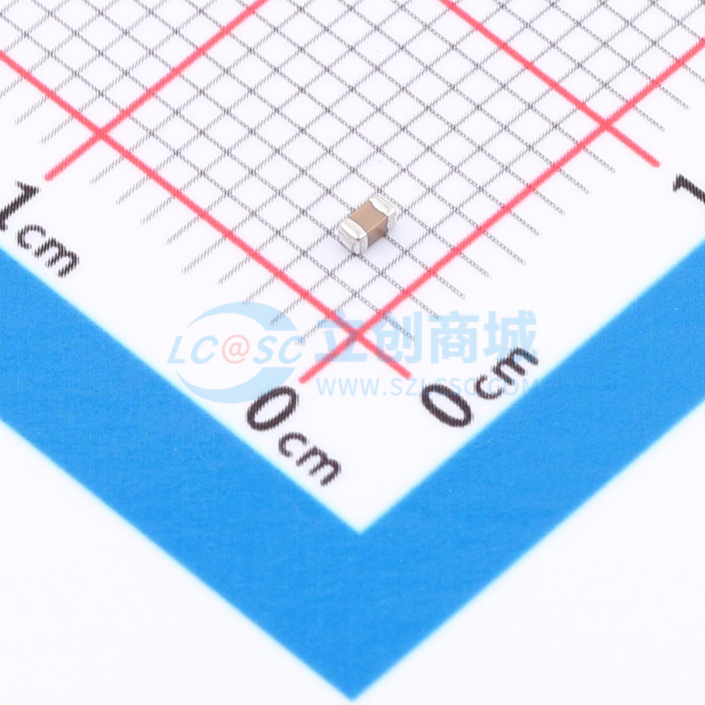点击查看大图 C0603W102KDRACAUTO实物图