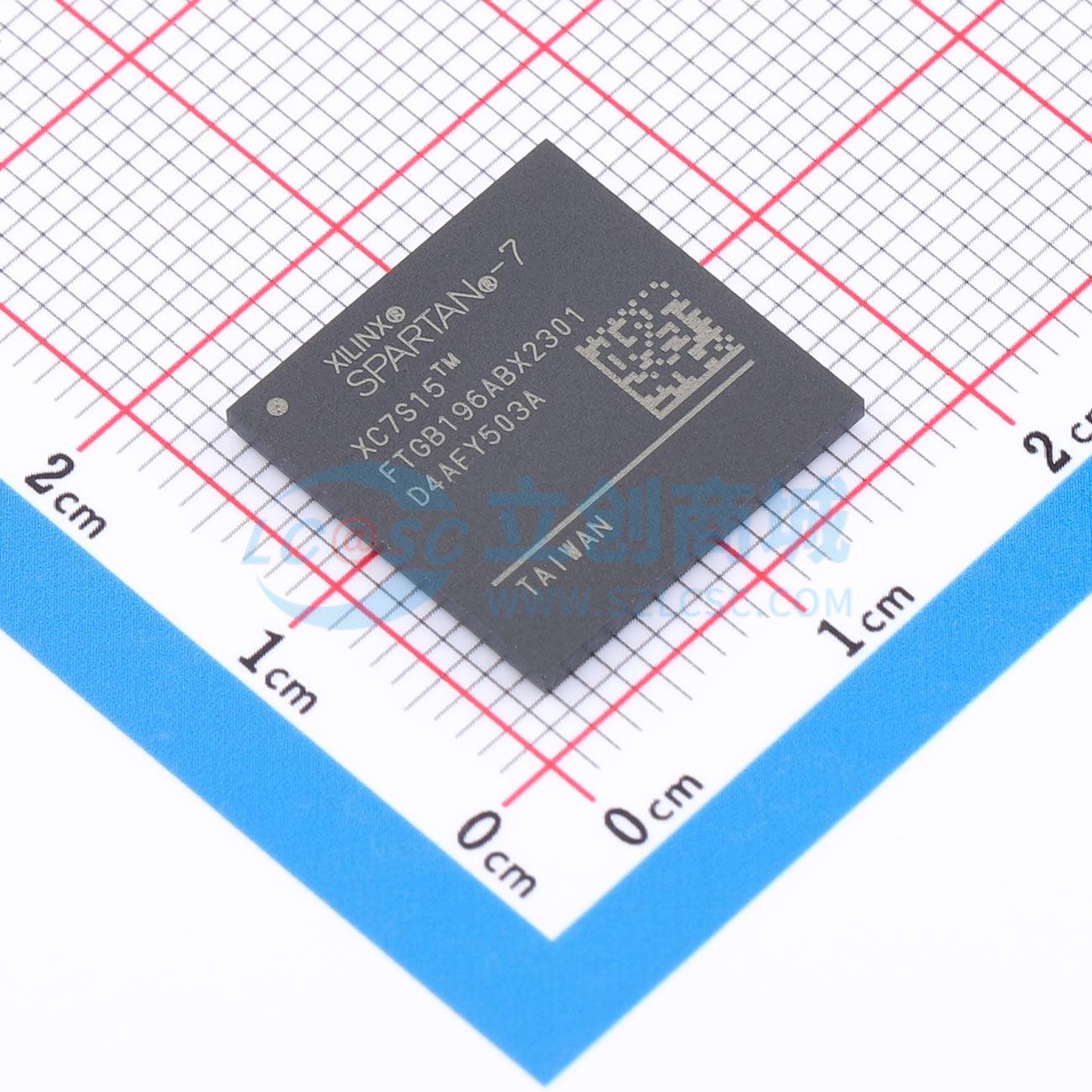 点击查看大图 XC7S15-2FTGB196C实物图