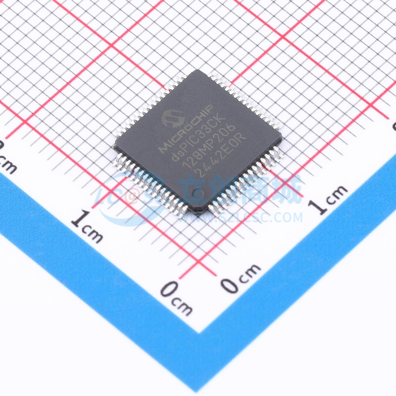 点击查看大图 dsPIC33CK128MP206-I/PT实物图