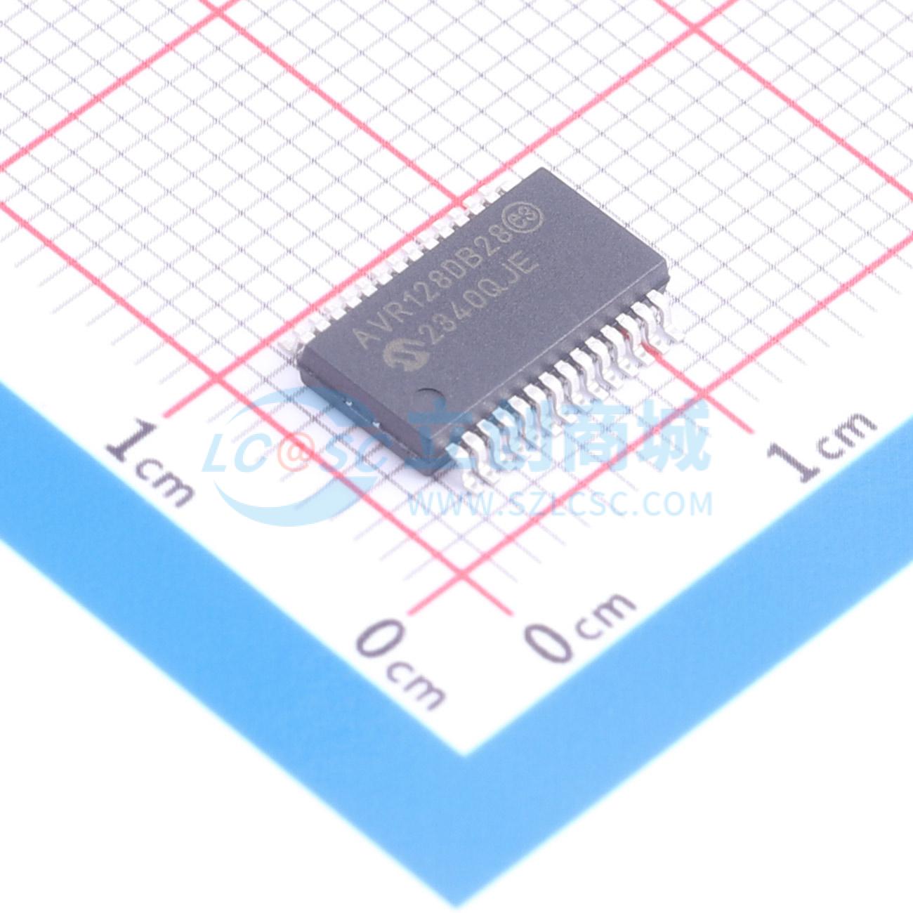 点击查看大图 AVR128DB28T-I/SS实物图